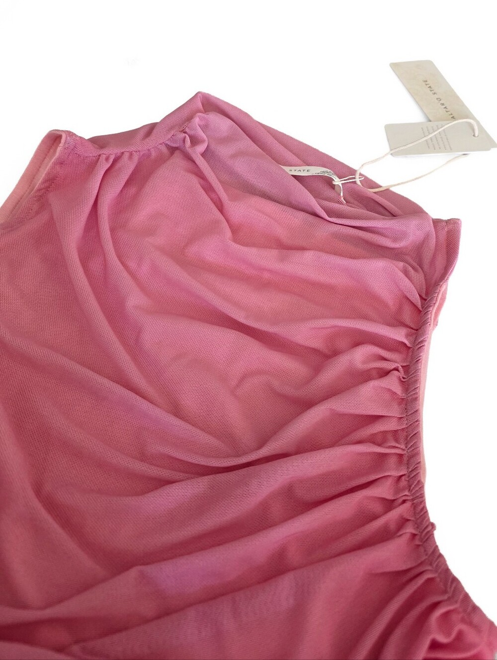 Altard State Pink Ombre Sleeveless Ruched Bodycon Mini Dress Size XS - Picture 4 of 13